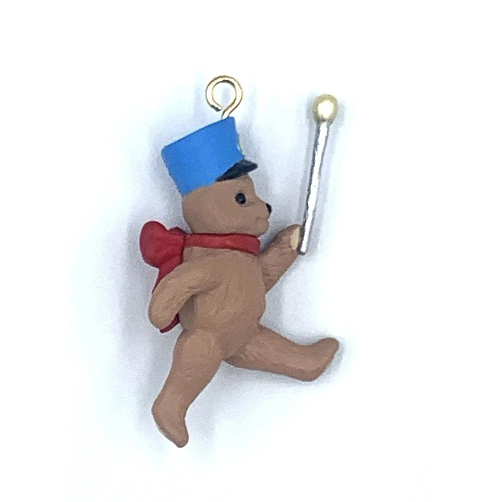 Vintage Hallmark‎ Miniature March of the Teddy Bears Series #1 Ornament NOS
